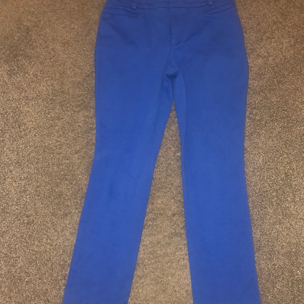 Blue crop pants